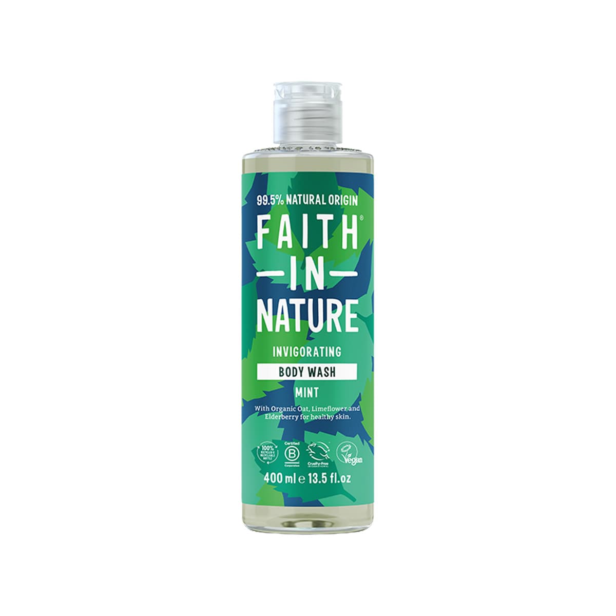 Faith in Nature - Mint Body Wash, imazhi 1